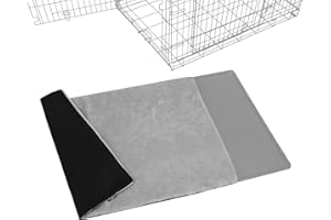 Explore Land Dog Crate Pan Cover with Fluffy Top and Waterproof TPU Lining, Washable Pan Enclosure Cover for 36 inch Pet Cage