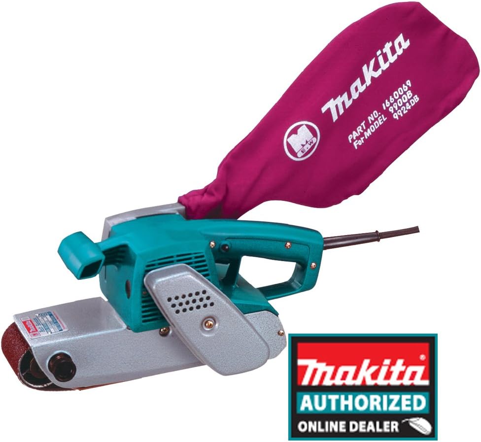 MAKITA 3"X24" BELT SANDER DUSTLESS, Model:9924DB - Power Belt Sanders - 
