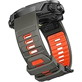 OVERSTEP Watch Band Compatible with Garmin Fenix 8 47mm/Fenix 7/Fenix 7 Pro/Fenix 6/Fenix 6 Pro/Fenix 5/Fenix 5 Plus, 22mm QuickFit Silicone Bands for Epix Pro 47mm/Fenix E/Forerunner 945 955