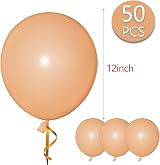 HYKJNBW Yellow Balloons 12 inch 50 Pack Latex Party Decor Helium & Air view 2