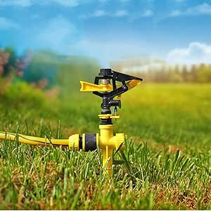 Aspersores de Jardín Aspersores de Césped para Riego de hasta 360 ° de