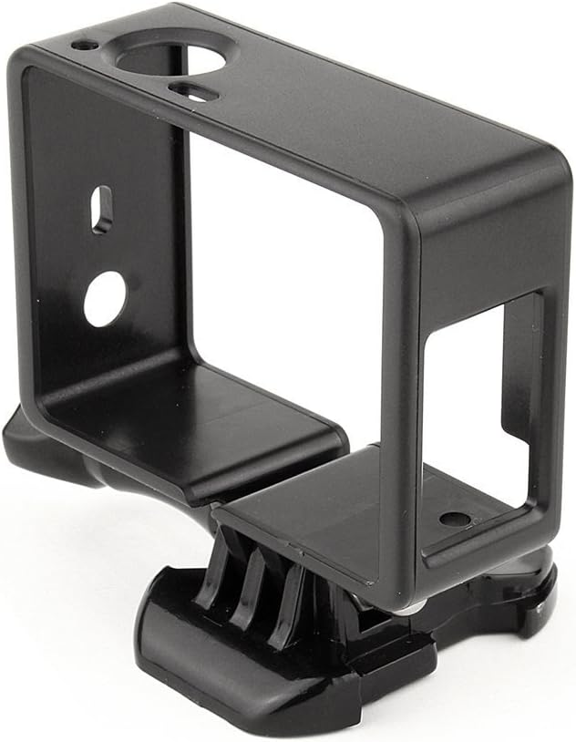 SOONSUN Frame Mount Housing Case with Basic Buckle and Long Thumb Bolt Screw for GoPro Hero 3 3+ 4 Camera and All Slots Fully Accessible-Black - Image 3
