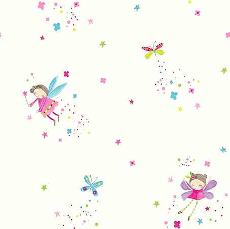 Arthouse 667101 Poussiere De Fee Papier Peint Blanc 53 Cm X 10 05 M Amazon Fr Bricolage