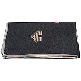 Flanelldecke ""Gipfelstürmer"" anthrazit