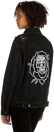 sketchy tank jean jacket