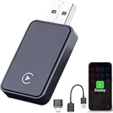 Aieloar Wireless CarPlay Adapter UK for iPhone, Wireless Carplay Dongle Adaptor with Fast Connection-Aluminum Alloy