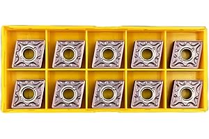 LAHDYFHOE GBJ 10pcs CNMG 432 -MA CNMG120408 -MA Bronze Carbide Turning Inserts for Machining Mild Steel