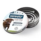 Bayer Seresto Flea and Tick Collar for Large Dog- from 7 weeks onwards or over 18 lb, 8 Month Protection