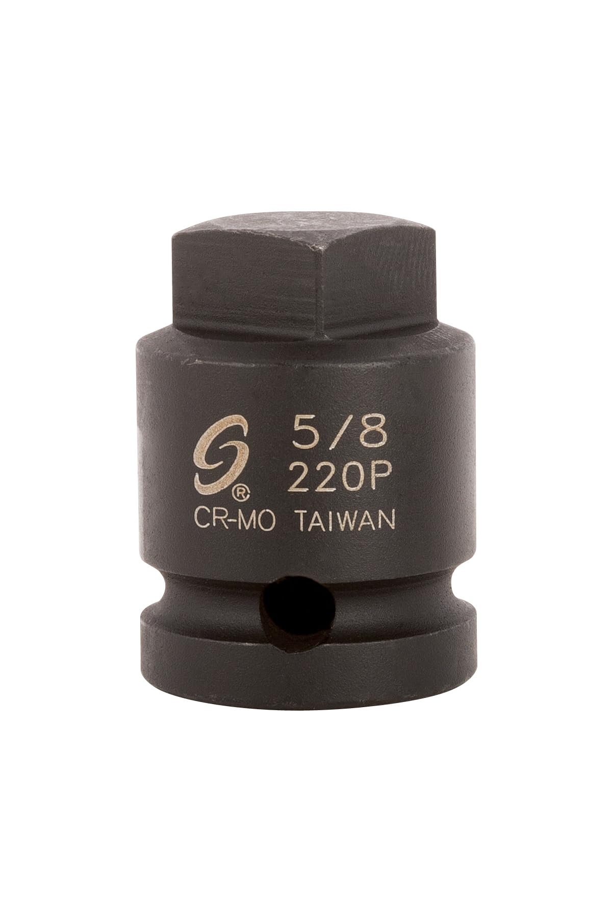 Sunex 220p 1/2-Inch Drive 5/8-Inch Male Pipe Plug Socket, Black