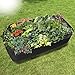 ASSR Fabric Raised Garden Bed, Rectangle Breathable Planting Container Grow Bag Planter Pot for Plants, Flowers, Vegetables size 6(L) x3(W) ft (Black)
