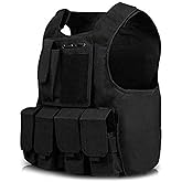 Kids Tactical Vest Youth Airsoft Vest Kids Costume for Boys Girls 8 10 12 14 Outdoor Airsoft Game