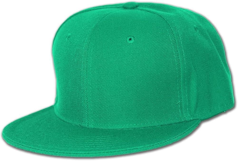 plain green cap