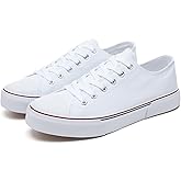 yageyan Men Canvas Low top Shoes Classic Casual Sneakers Black and White Fashion Shoes