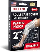 Mighty-X 2 Pack Waterproof Leg Covers Full Shower Shield 28x12 in