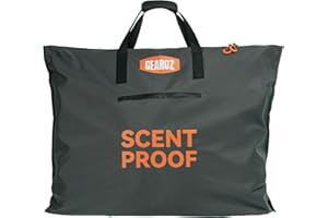 GearOZ Scent Proof Hunting Bag for Clothes Storage, Versatile Water Resistant Large Capacity Duffle Bag for Hunter, Traveling, Camping, 1 Pack, Grey