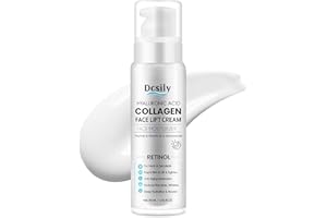 DCSILY Tighten and Lift Neck Cream: Instant Face Lift Cream - 6-in-1 Anti-Aging Face Moisturizer for Anti-Wrinkle, Firm - Collagen, Retinol, Peptides & Hyaluronic Acid Neck Firming Cream for Skin Care