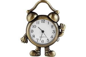 Tiong Pocket Watch Quartz Round Pocket Watch Necklace Pendant Clock,Lucky Charm Birthday Gifts for Women Men