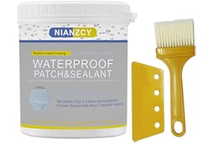 NIANZCY Liquid Waterproof Sealant, Invisible Waterproof Agent,Transparent Repairing Leak Waterproof Adhesive, Super Strong Bonding Sealant Invisible Waterproof Anti-Leakage Agent 35oz
