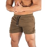 sandbank Men's 5" Gym Workout Short,Quick Dry Active Running Bodybuilding Shorts with Pockets