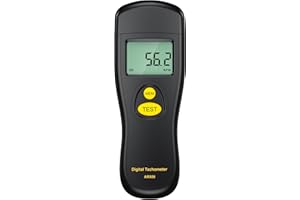 WEEKINEND Digital Tachometer, Noncontact Laser Photo Sensor with 30 to 99,999 RPM Accuracy, RPM Gauge Meter
