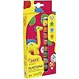 Jovi Plastilina Reusable and Non-Drying Modeling Clay; .5 oz. Rolls, Set of 10 Colors, Perfect for Arts and Crafts Projects