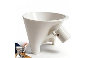 Flour Funnel for Kitchen Aid Mixer, Kitchen Aid Stand Mixers Attachments, Flour Funnel Accessories for 5-Quart Tilt-Head Mode