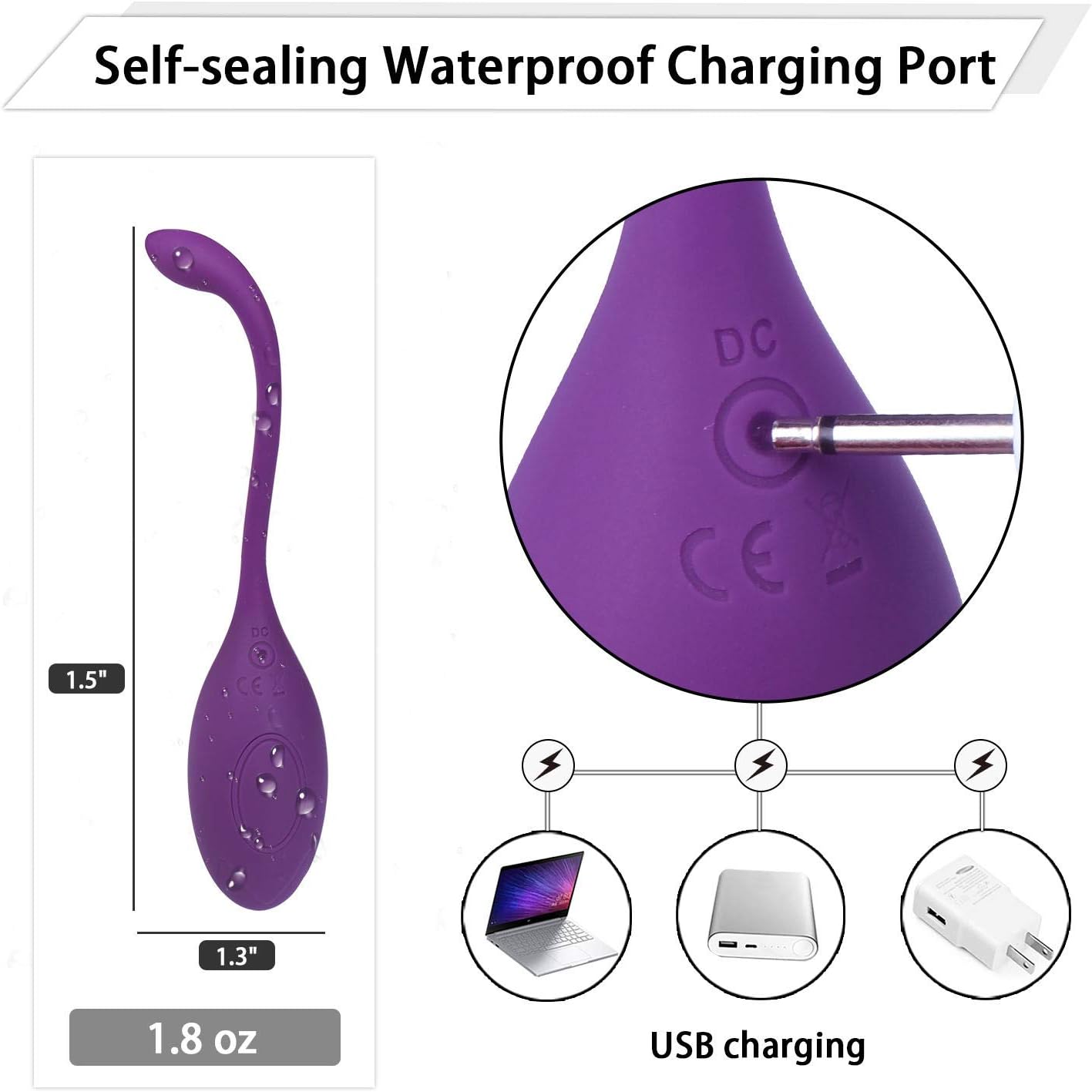 Kegel Exercise Ball for Women Tightening, Pelvic Floor Muscles Strengthening and Bladder Control Improvement | Silicone Ben Wa Ball for Beginners and The Advanced with Interactive Shaking: Health & Personal Care