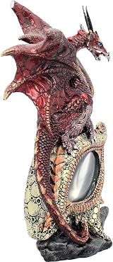 Nemesis Now Eye of the Dragon Red Figurine 21cm Resin Hand-Painted Light Up view 6