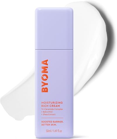 BYOMA Moisturising Rich Cream 50ml Barrier Repair Ceramides Vegan