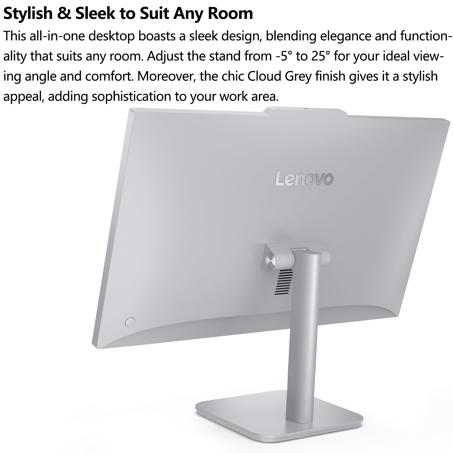 Lenovo 24 All-in-One Desktop Computer for Home Office, Intel Processor (Beat i3-1110G4), 23.8