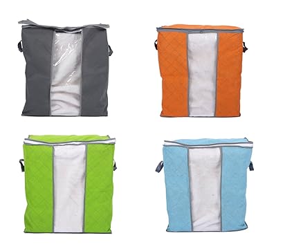 folding bamboo charcoal clothes storage bag