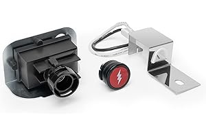 ONLYFIRE CHEF Onlyfire Electronic Igniter Kit Spark Generator Replacement for Weber Q120 and Q220 Grills, Black