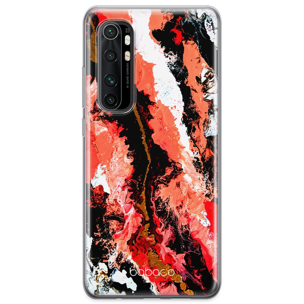 Babaco ERT GROUP mobile phone case for Xiaomi MI NOTE 10 Lite original and officially Licensed pattern Abstract 024 optimally adapted to the shape of the mobile phone, case made of TPU