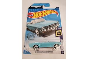 MATTEL Hot Wheels 2020 HW Screen Time James Bond Thunderball 007 '65 Ford Mustang Convertible 59/250, Light Blue