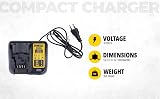 DEWALT DCB107 10.8V 18V Li-Ion Battery Charger - Replacement Power Tool view 2