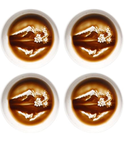 Piattini Salsa In Ceramica Con Gatti - Set Di 6 Per Sushi, Soya E Condimenti - Foto 9