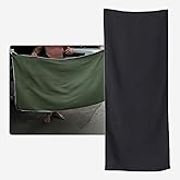 Jiyikua 2025 New Magnet Towel: Large Magnet Towels for Surfers Beach with Strand Magnetic Magnet Corners (Black)