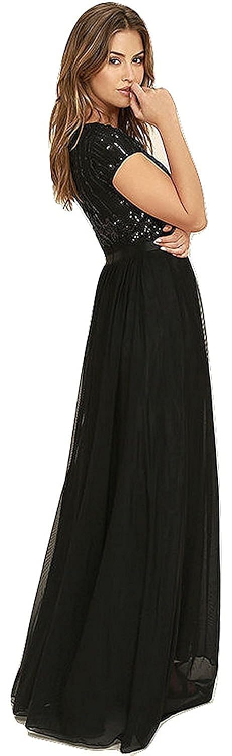 royal export women's a-line maxi dress (seq_l_black_large)