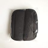 SeedFuture Baby Pushchair Seat Strap Covers 2 Pack Velcro Black Adjustable view 5