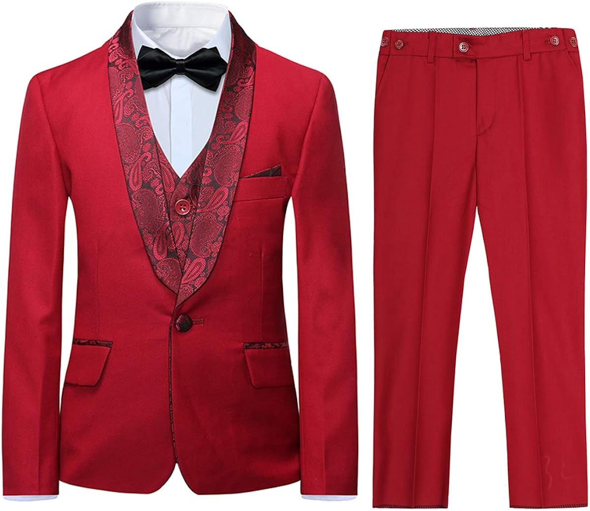 Clothing Accessories Tuxedos Boyland Boys Jacquard Suit Slim Fit