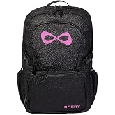 Nfinity Sparkle Cheer Backpack - Lightweight Backpack Durable Storage Bag | Adjustable Straps for Comfort, Spacious Compartments, Durable Build and Strong Zippers, Ideal for Training &amp; Travel backpack