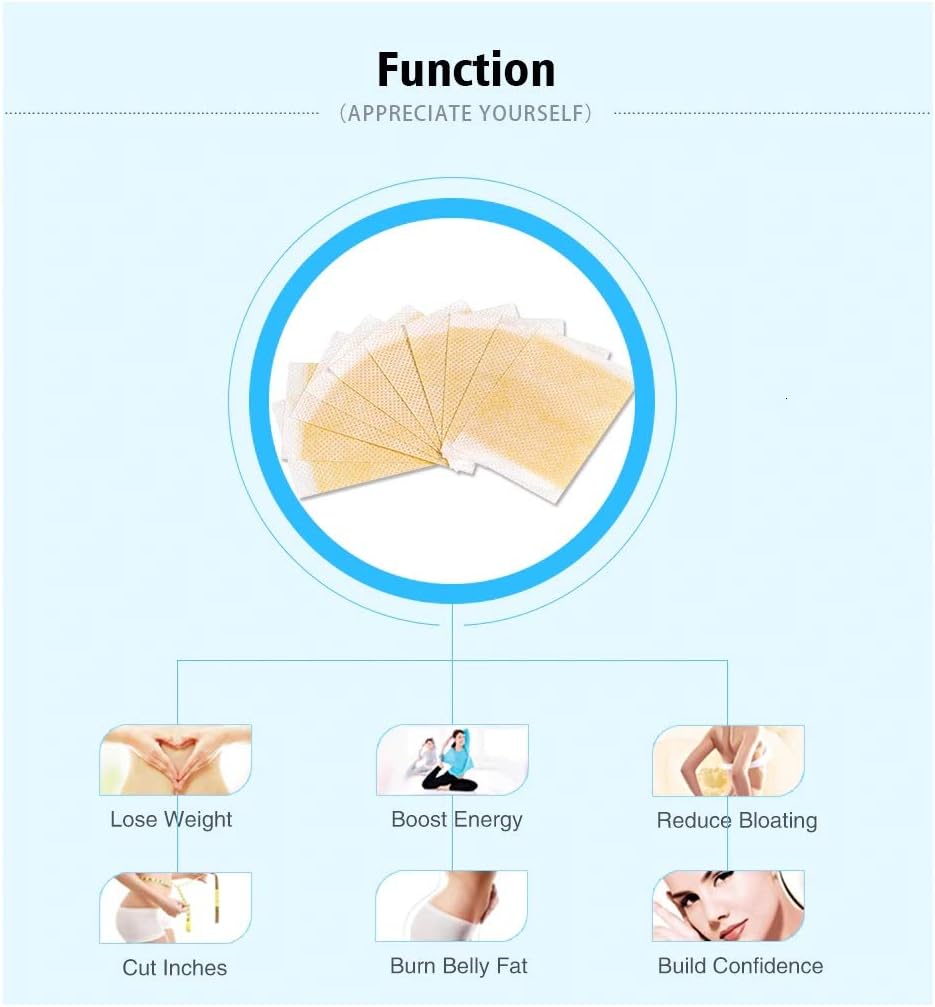 Herbal Slimming Patch for Women. Trans-Dermal Natural Pure Ingredients Belly Slim Detox Remove Excess Fat Extra Strong Slim Patches KONGDY - Image 5