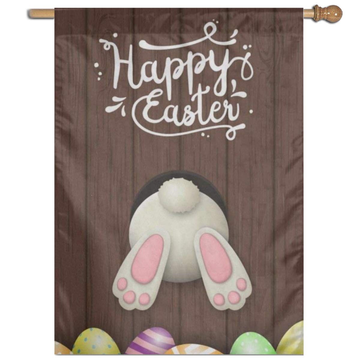 Amazon Com Huaqil Easter Motivation Bunny Bottom On Sturdy Garden