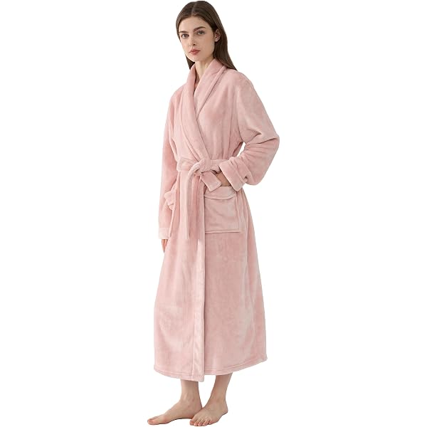 tesco pink dressing gown F&F Zip Up Fleece Dressing Gown in Pink