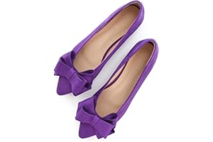 TN TANGNEST Women Fashion Bowknot Flats Comfort Pointed Toe Dress Shoes