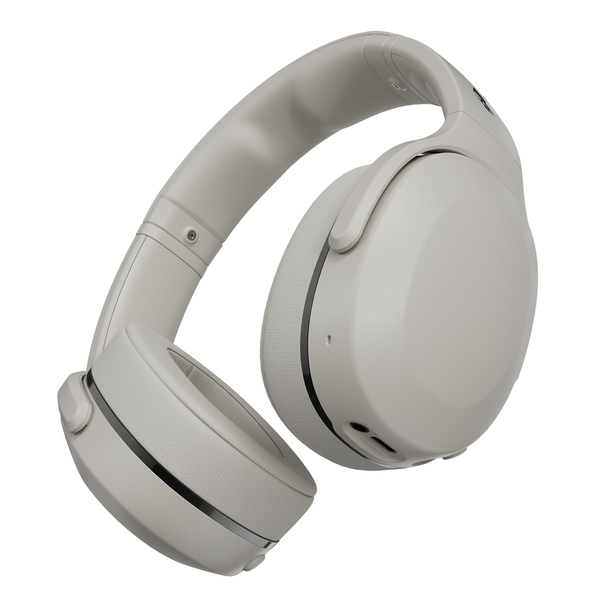 Skullcandy Crusher 540 Active Wireless Bluetooth Headphones with Multi-Sensory Bass, Noise Isolating Over-Ear Fit, Sweat and Water Resistant, 40 Hours Battery, Microphone for iPhone Android – Concrete
