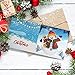 CIEOVO 8 Packs 5D DIY Diamond Painting Greeting Holiday Card Diamond Drawing Round Drill Greeting Thank You Cards Include Santa Claus, snowman, Christmas Sock Cards, 8 PCS Envelopes (H-Color)