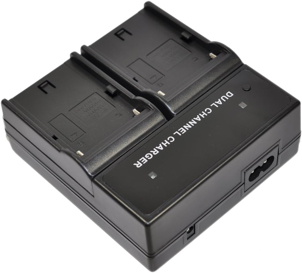 BTBAI NP-F550 Battery Charger AC Dual for NPF570 HVR-Z5e Z1e NP-F330 NP-F530 NP-F570 NP-F750 NP-F770 NP-F930 F930/B NP-F950 F950/B NP-F960 NP-F970 F970/B GV-A700 D200 D300 D800 D900 HD700 HD700E k1a - Image 5