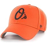 47 Brand MLB Alternate Color Primary Logo MVP Adjustable Structure Baseball Cap Hat, Adult One Size Fits All