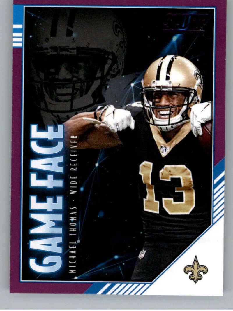 Amazon Com 2020 Score Game Face Purple Gf Lj Lamar Jackson Baltimore Ravens Football Card Collectibles Fine Art